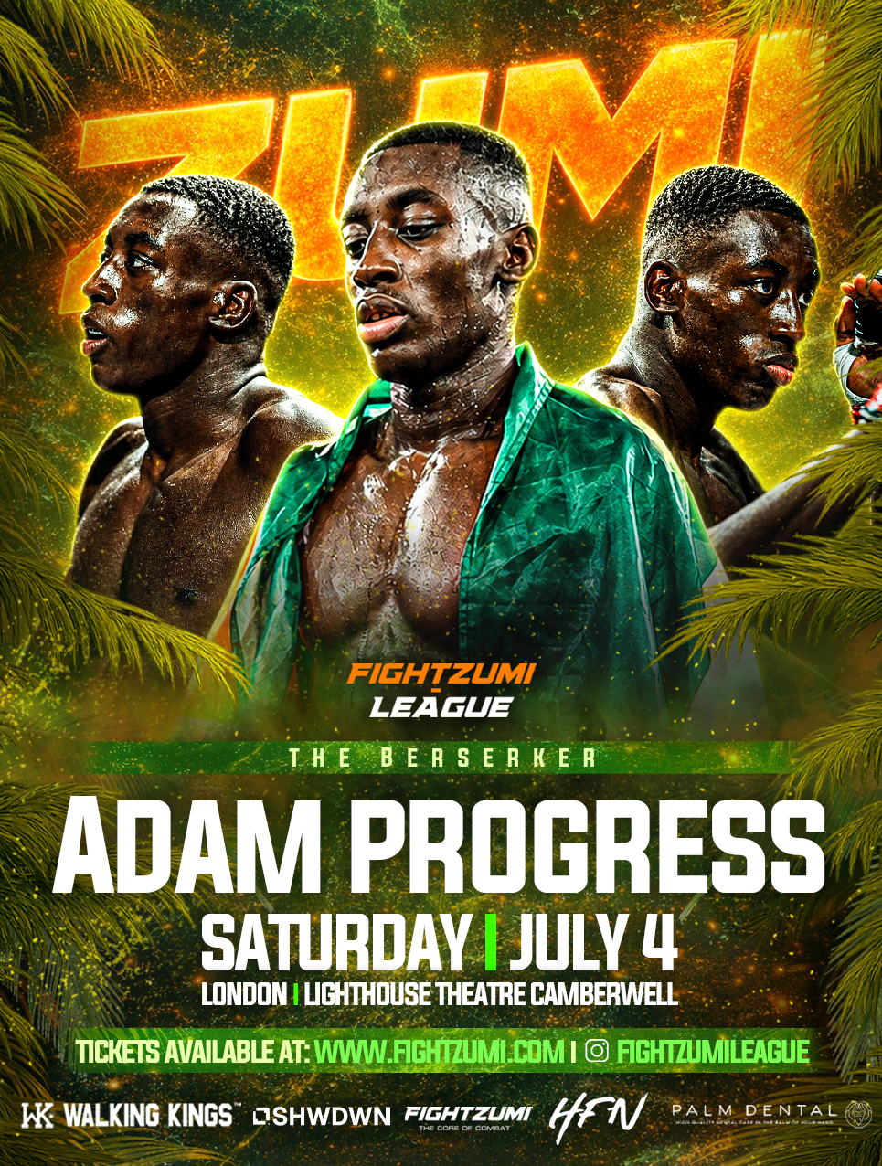 Adam "The Berserker" Progress — Zumi Fight House 6.0 King of the Hill Tournament poster